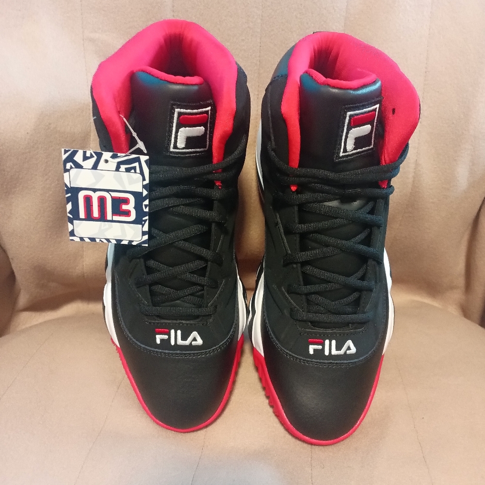 FILA MB Blk/wht/red  10.5